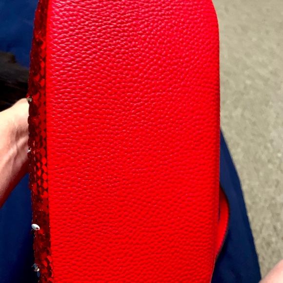 Minnie Mouse Red Sequins Teen Crossbody Purse - Picture 3 of 7